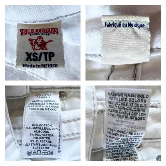 TRUE RELIGION Ripped Frayed Hem Jean Denim Overalls - Picture 14 of 14